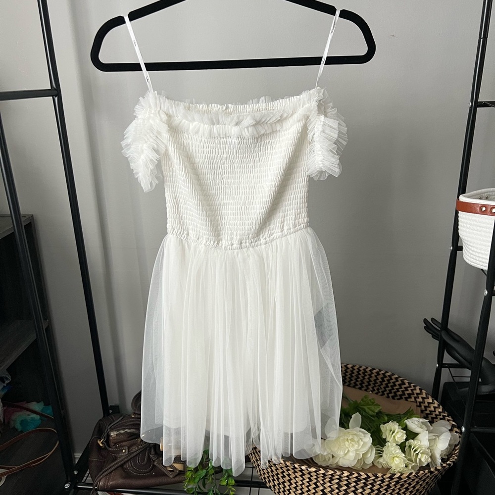 White Lulus mini dress